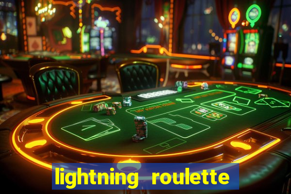 lightning roulette como jogar